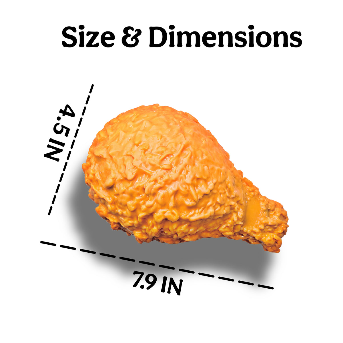 Jumbo Chicken Leg Realistic Squishy