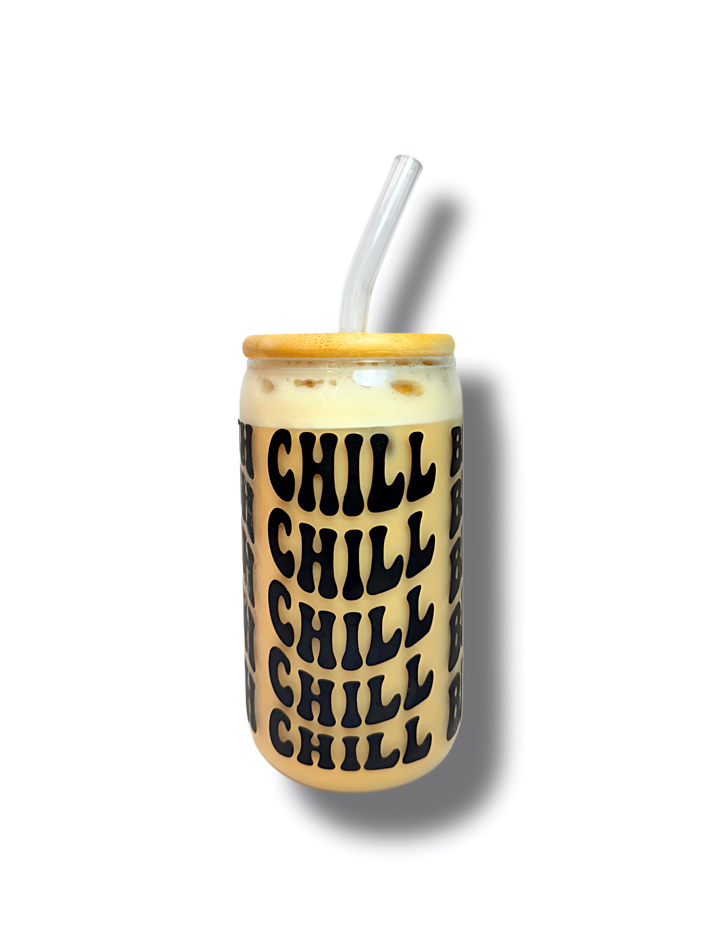 CHILL BRUH Glass Cup