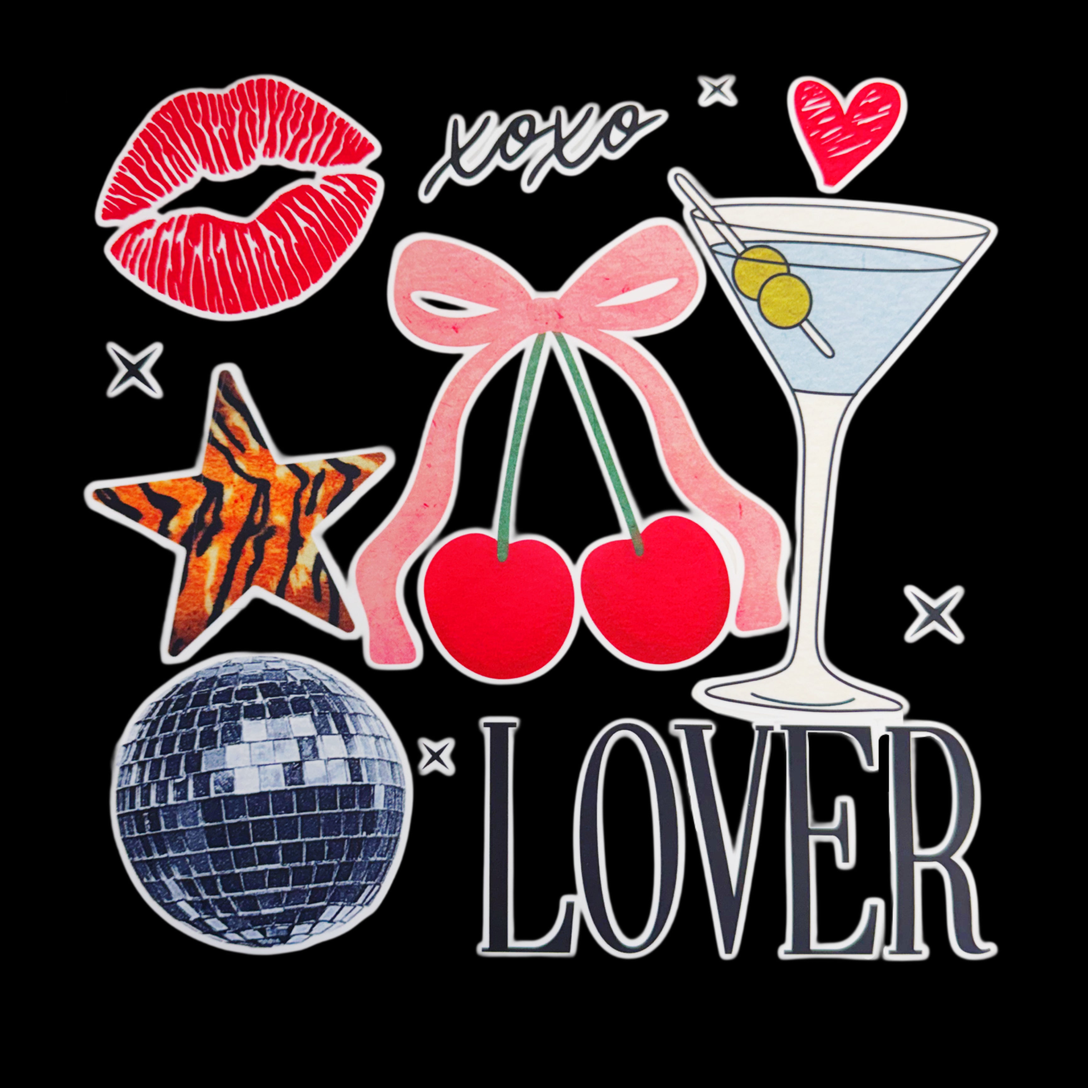 XOXO Lover Cherries Valentines T-Shirt