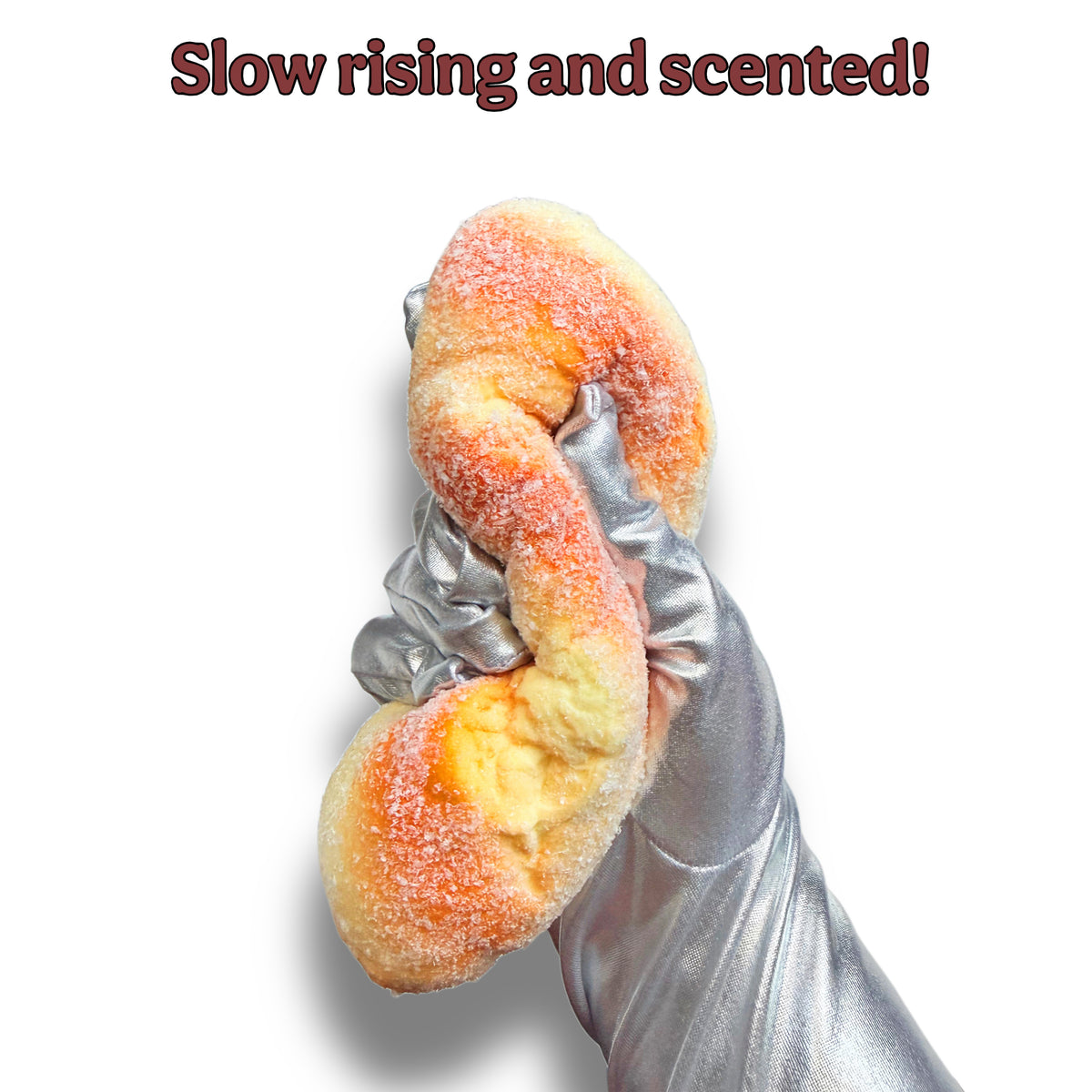Bread Bun Squishy Scented with Coconut flakes realistic bread Squishy