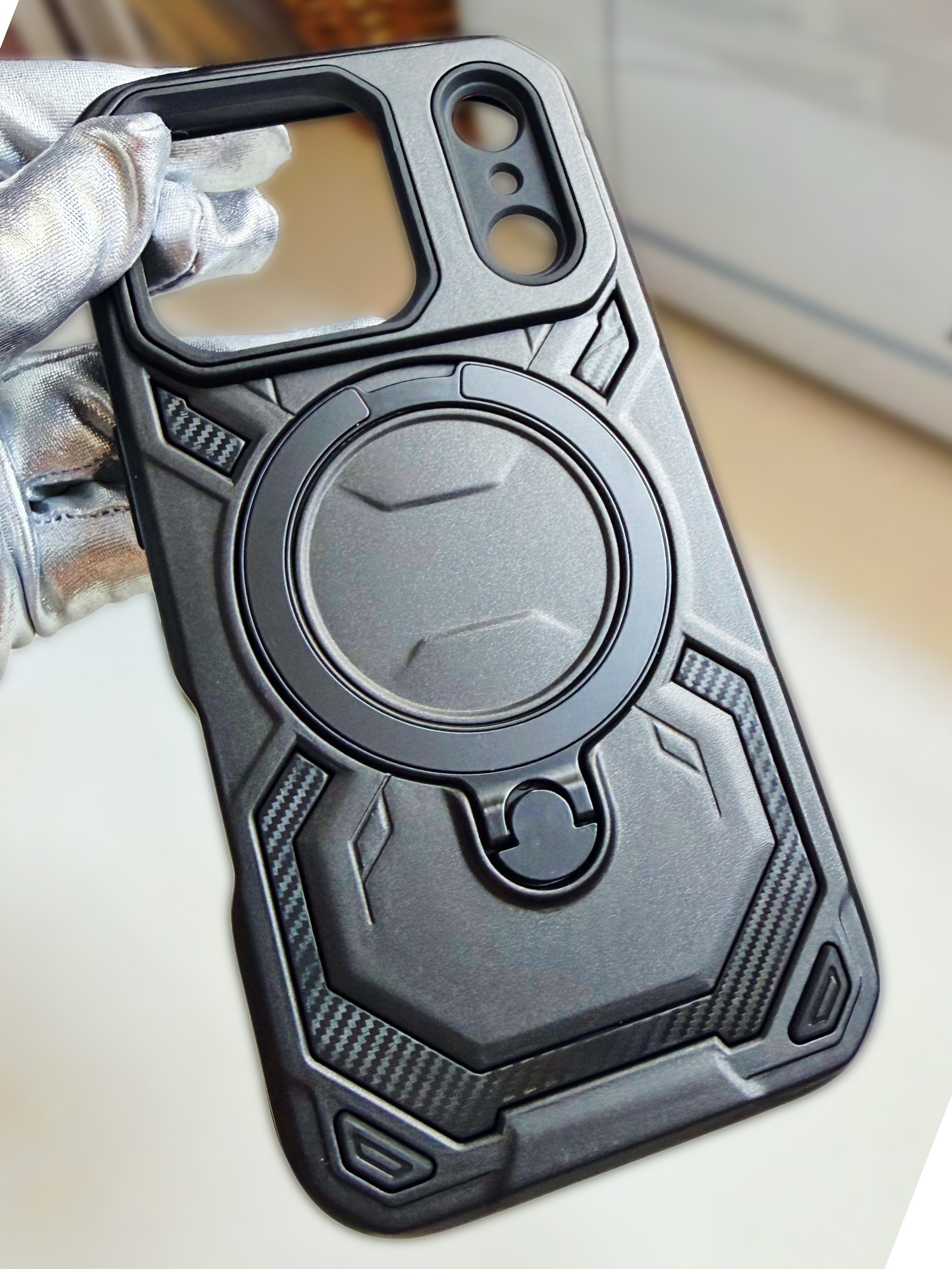 iPhone 17 Pro/Pro Max MagSafe Phone Case with Ring Kickstand