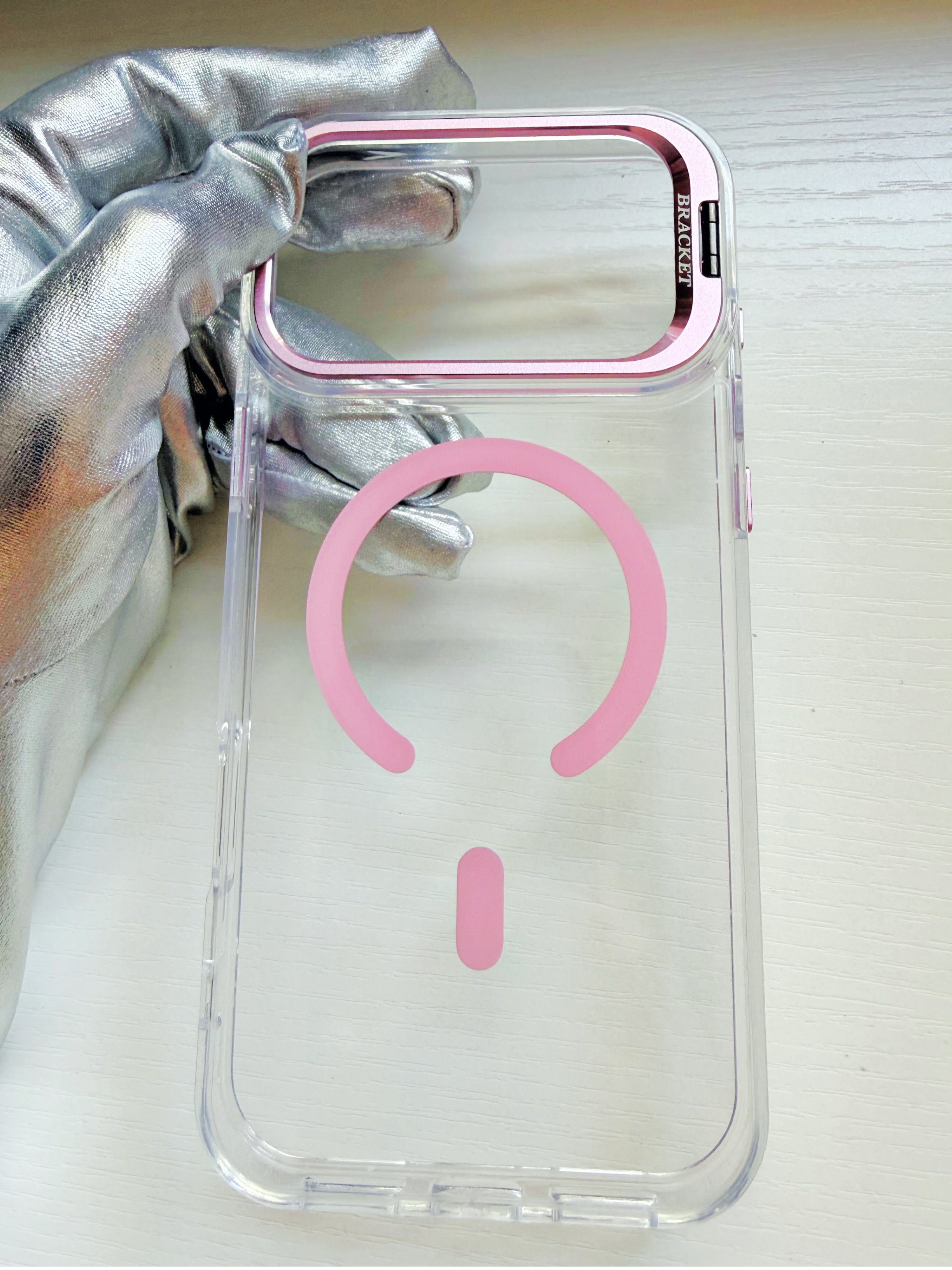 iPhone 17 Pro/Pro Max MagSafe Clear/Pink