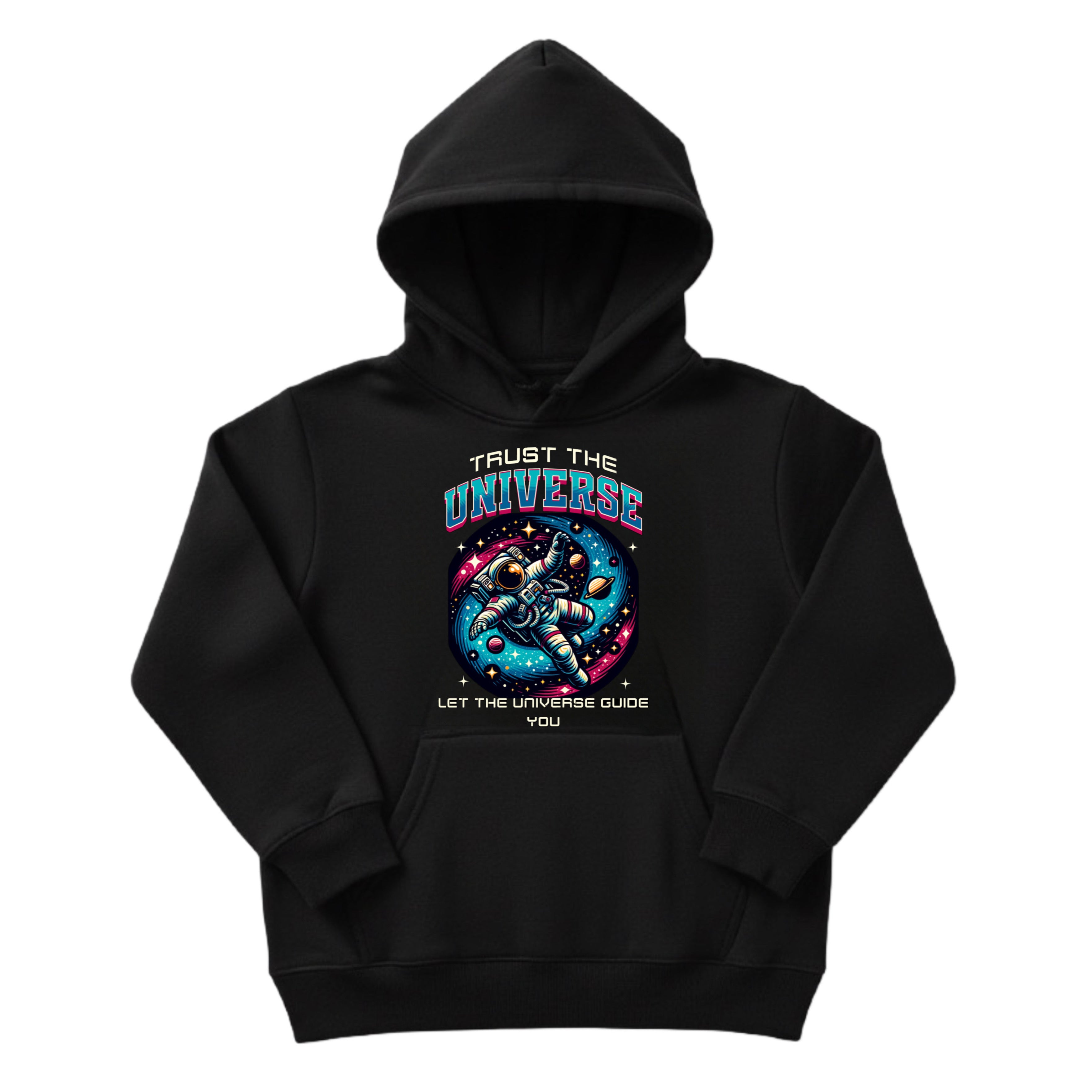 Cosmic Drift - Astronaut Space Aesthetic Kids Hoodie