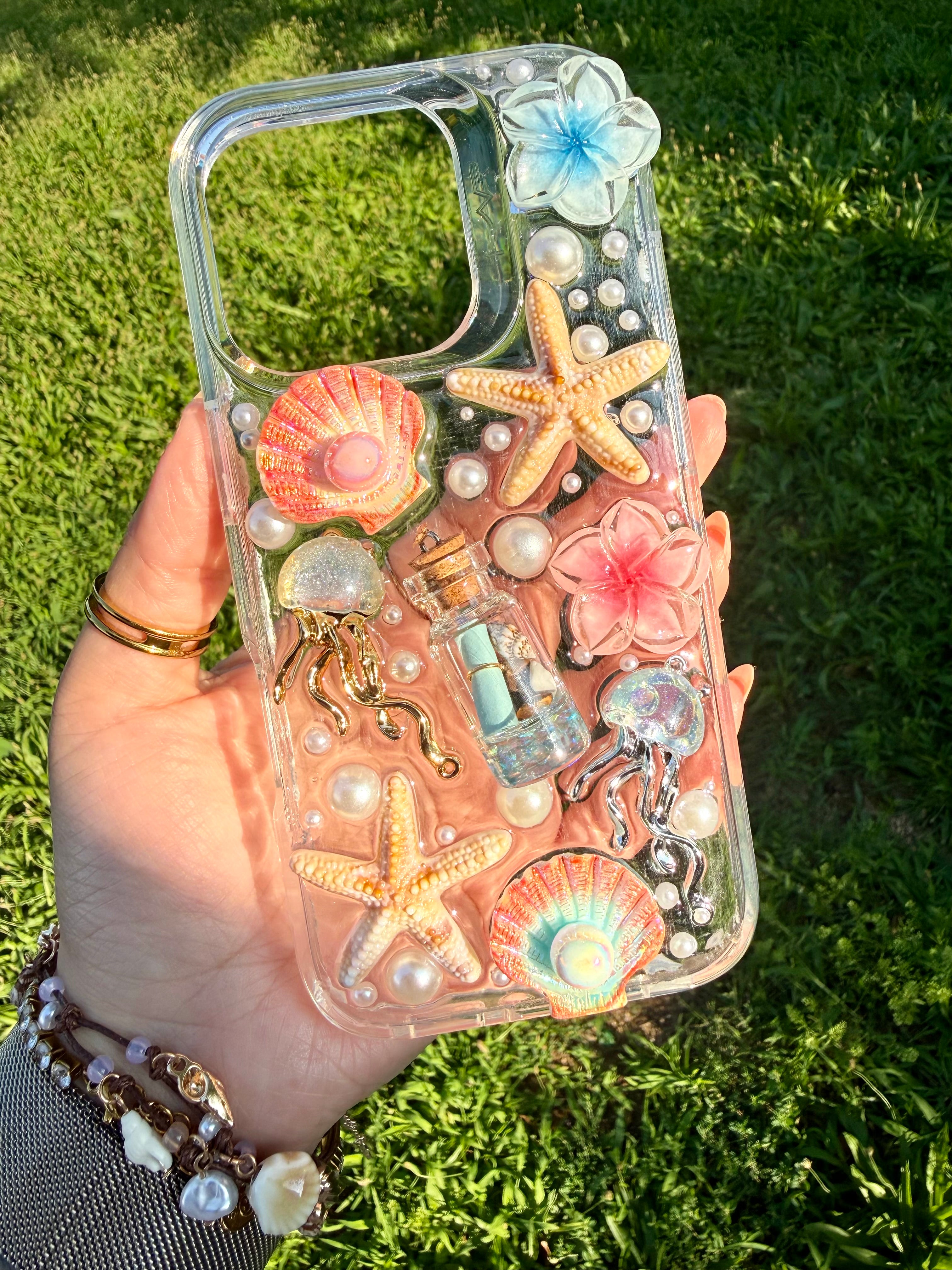 iPhone Seashell Summer Case iPhone 16 Pro and iPhone 17 Pro/ 17 Pro Max
