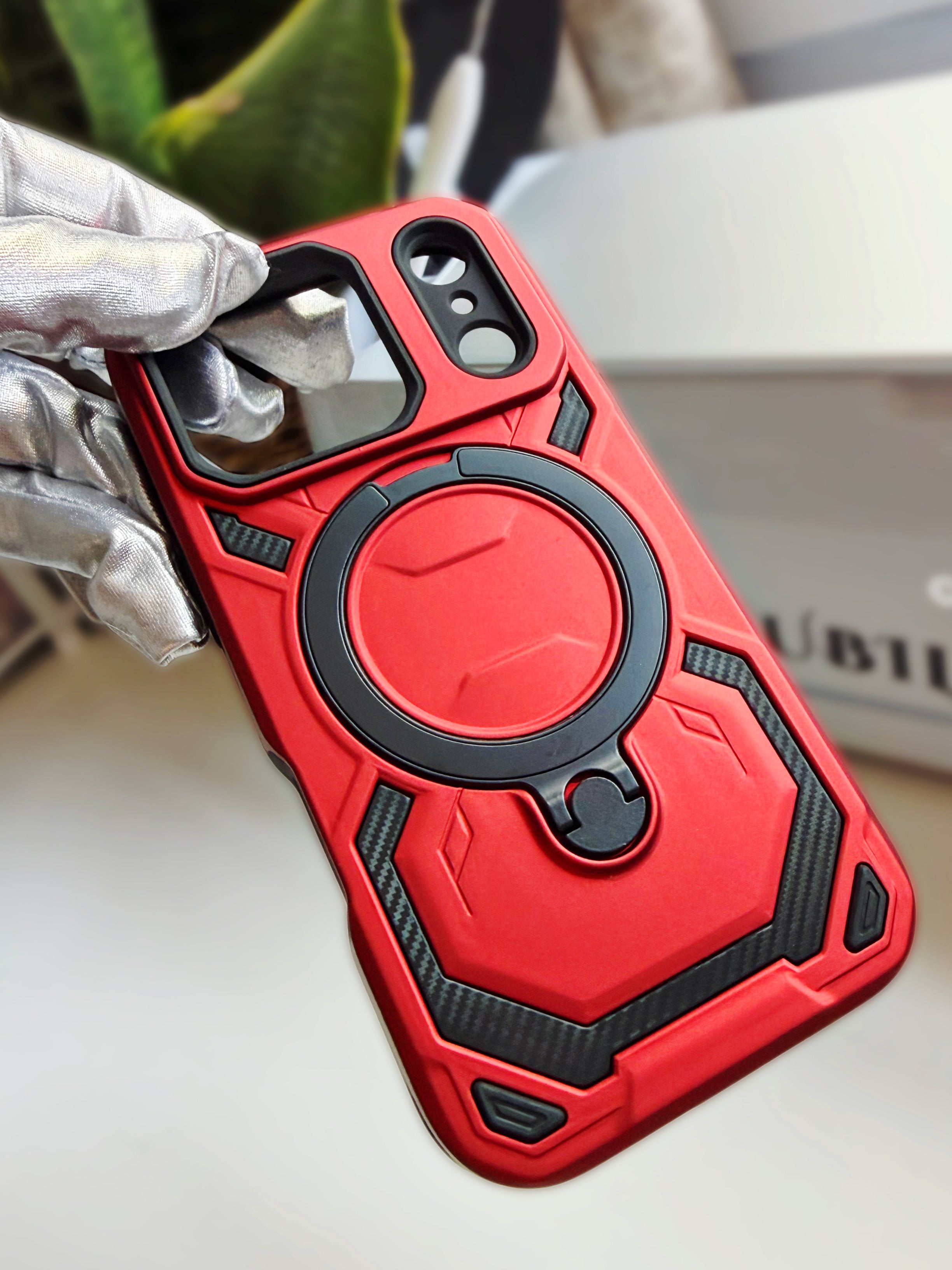 iPhone 17 Pro/Pro Max MagSafe Phone Case with Ring Kickstand