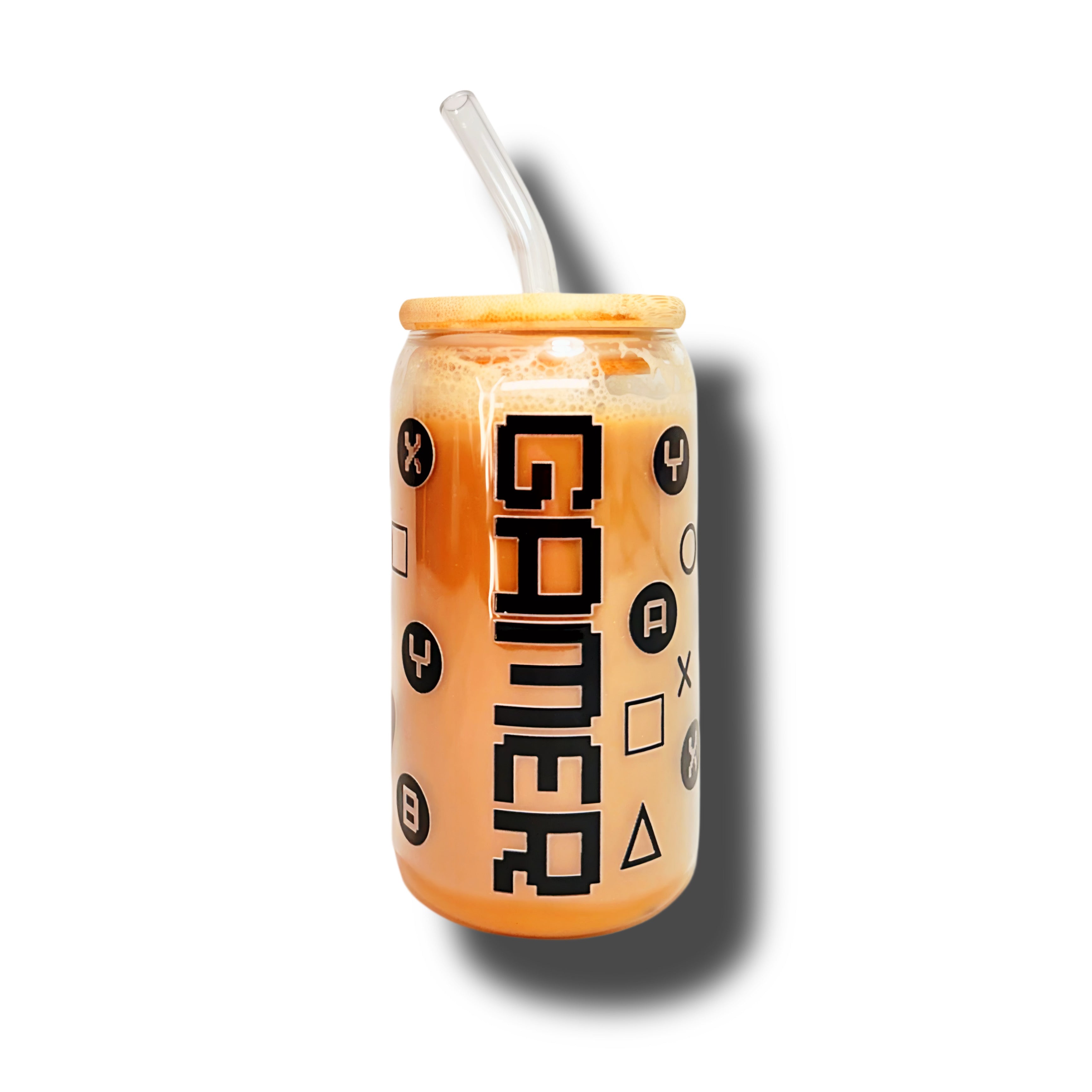 Gamer Video Games Glass Cup 16oz