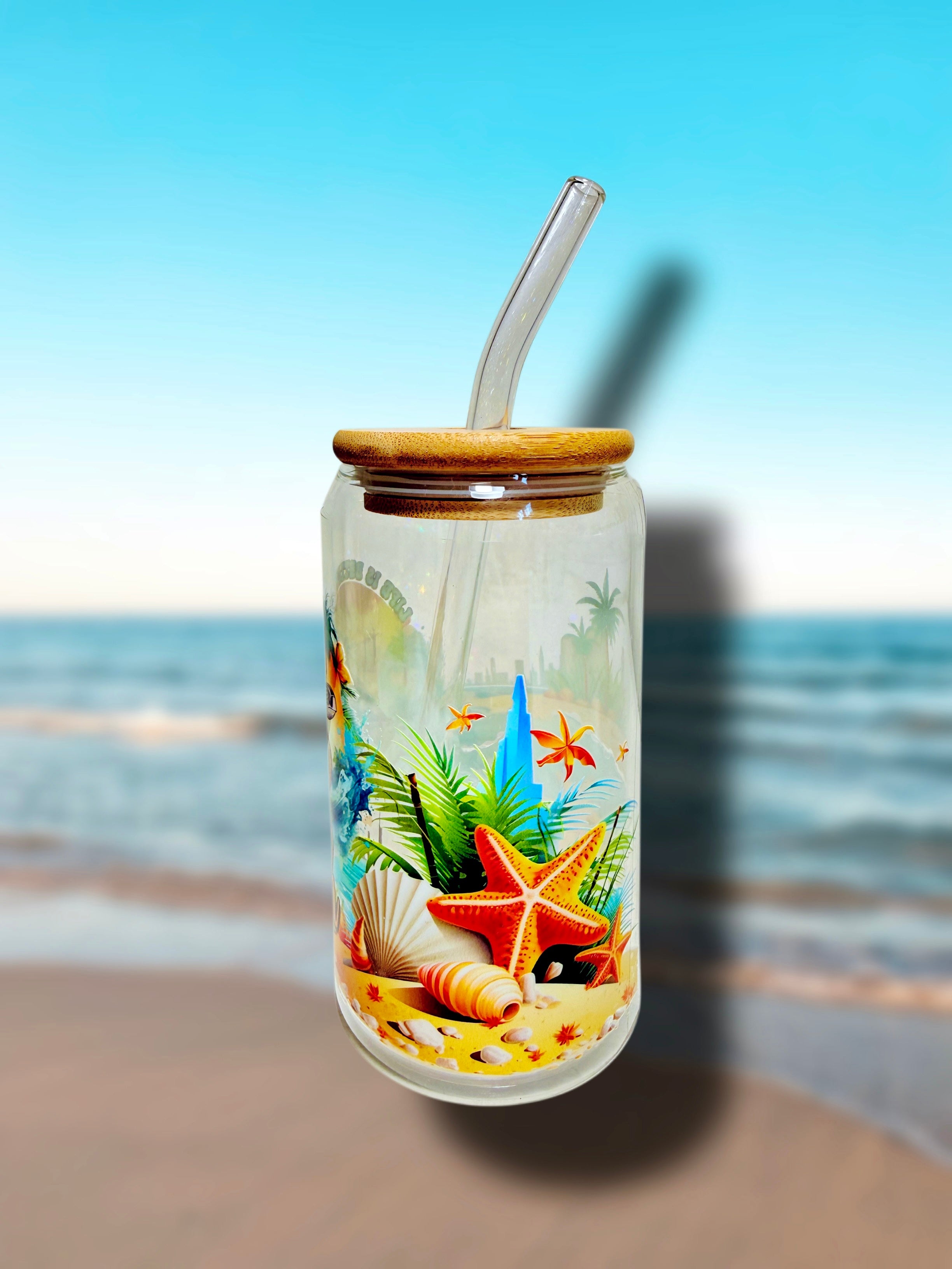 Life is better at the beach Glass Cup 16oz