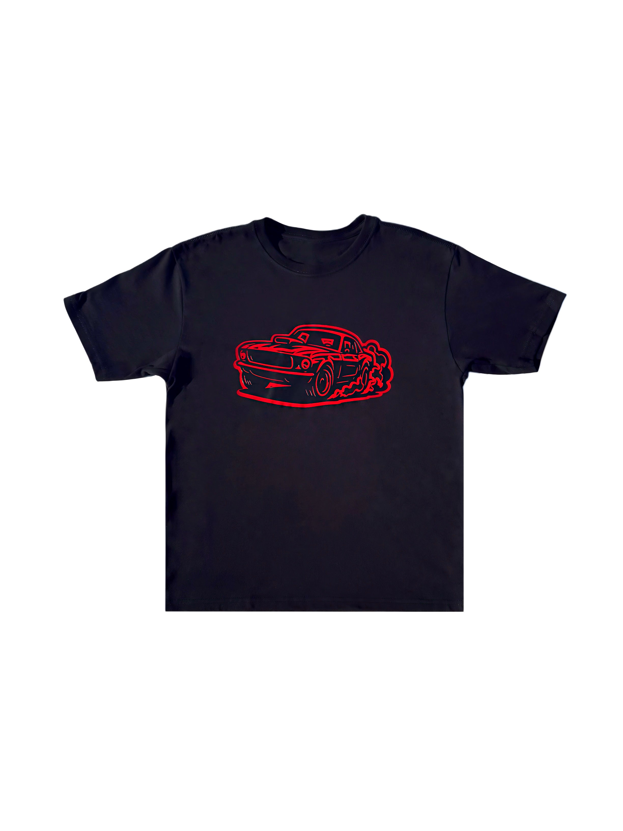 Kids Muscle Car Print T-Shirt