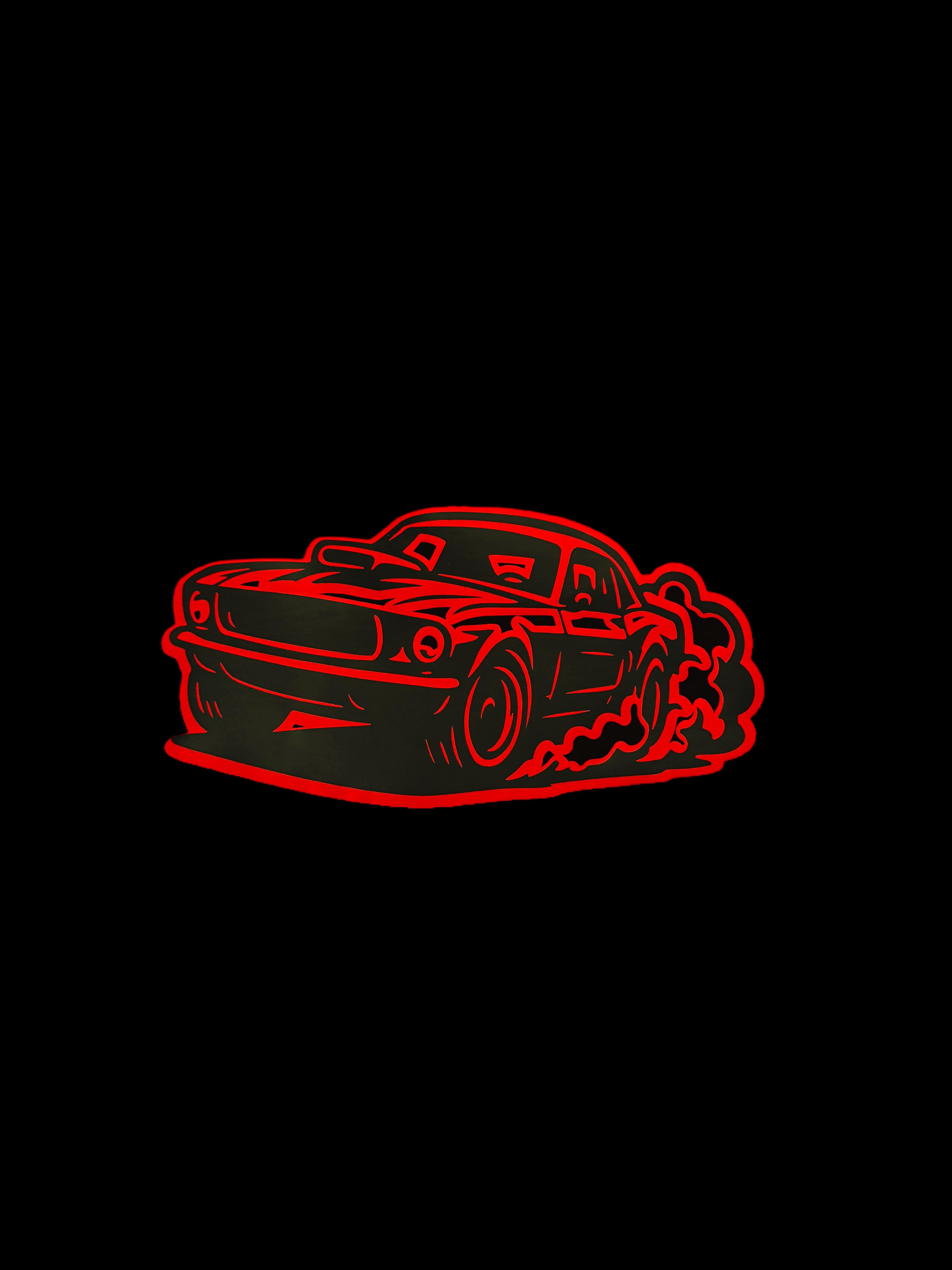 Kids Muscle Car Print T-Shirt