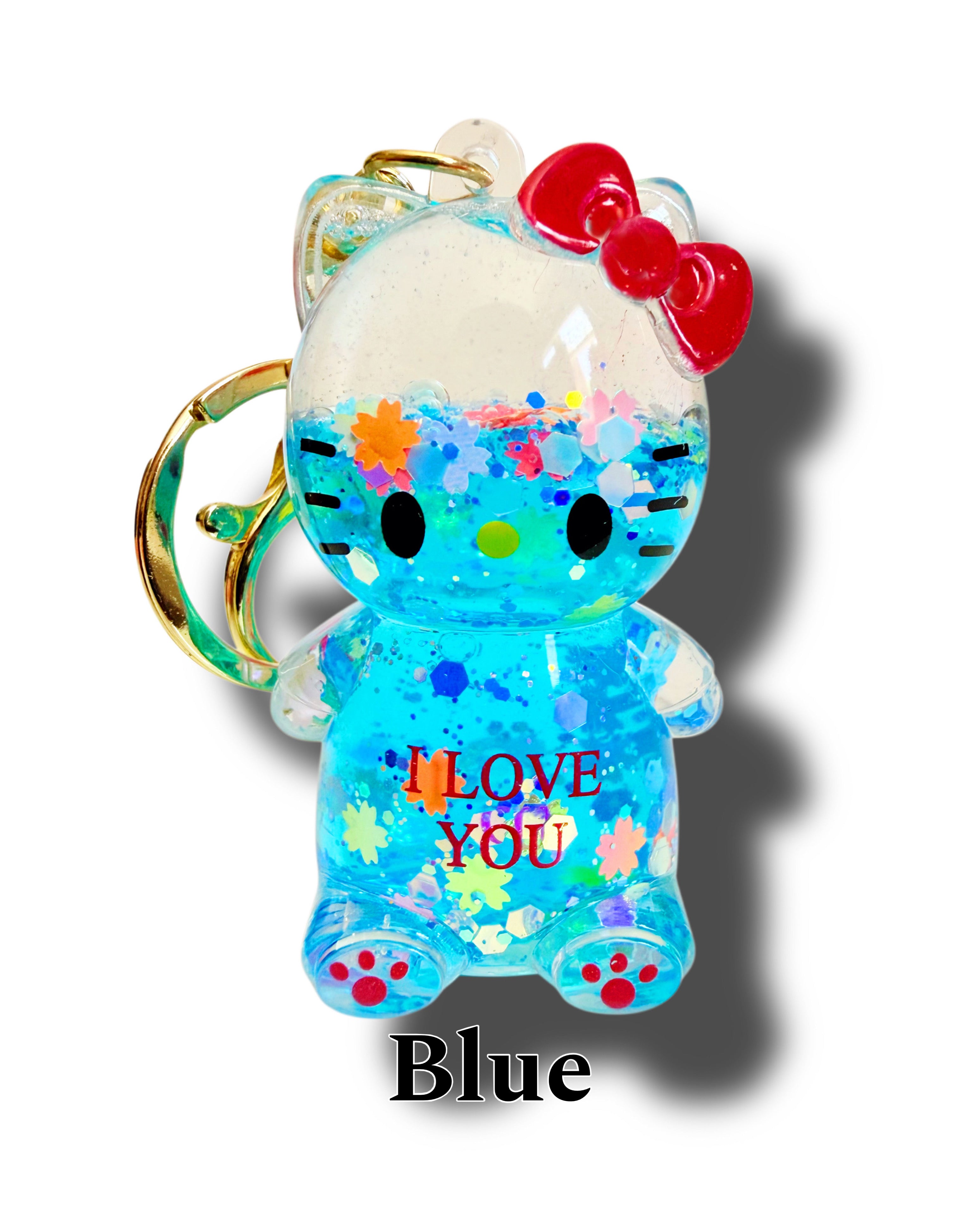 Cat water Keychain
