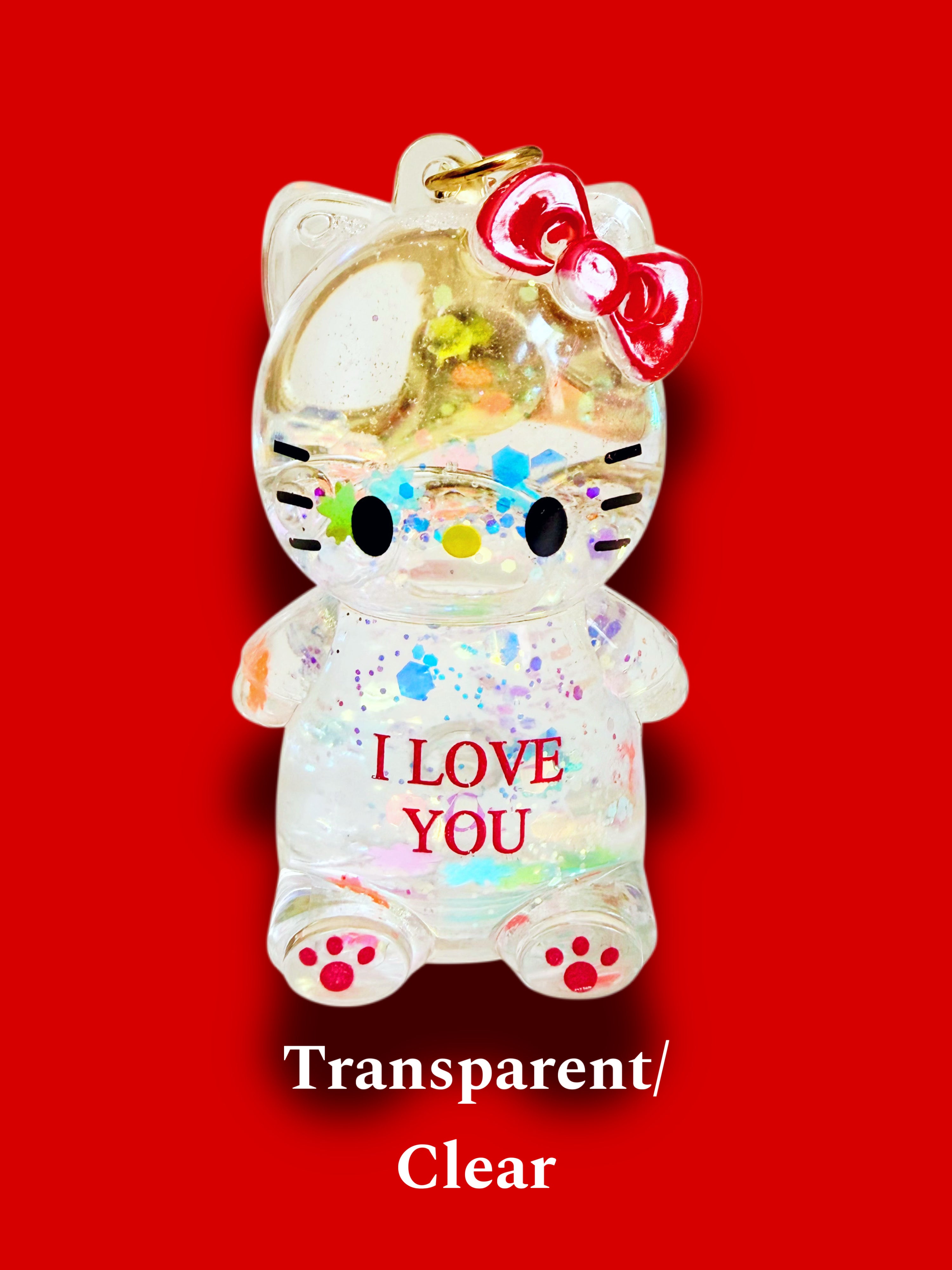 Cat water Keychain