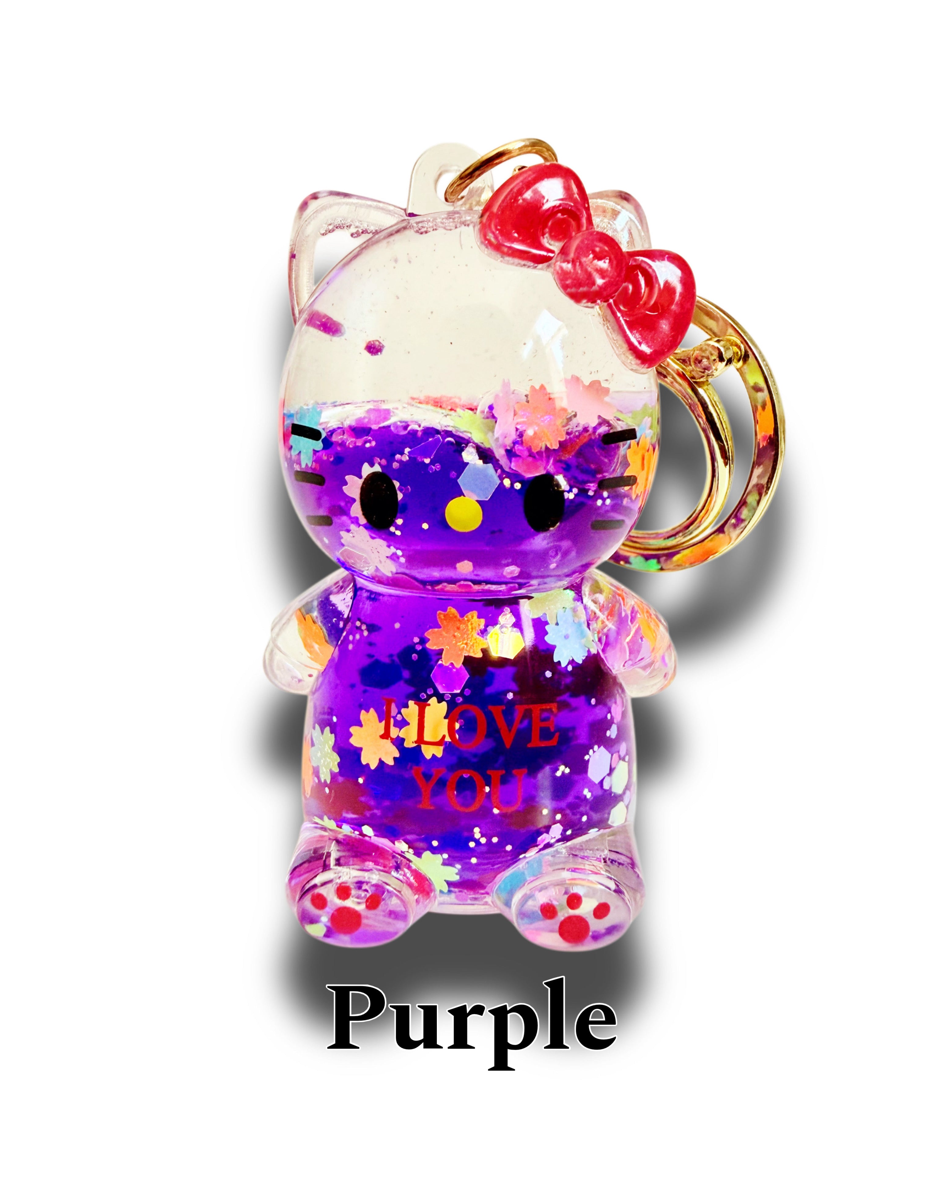 Cat water Keychain