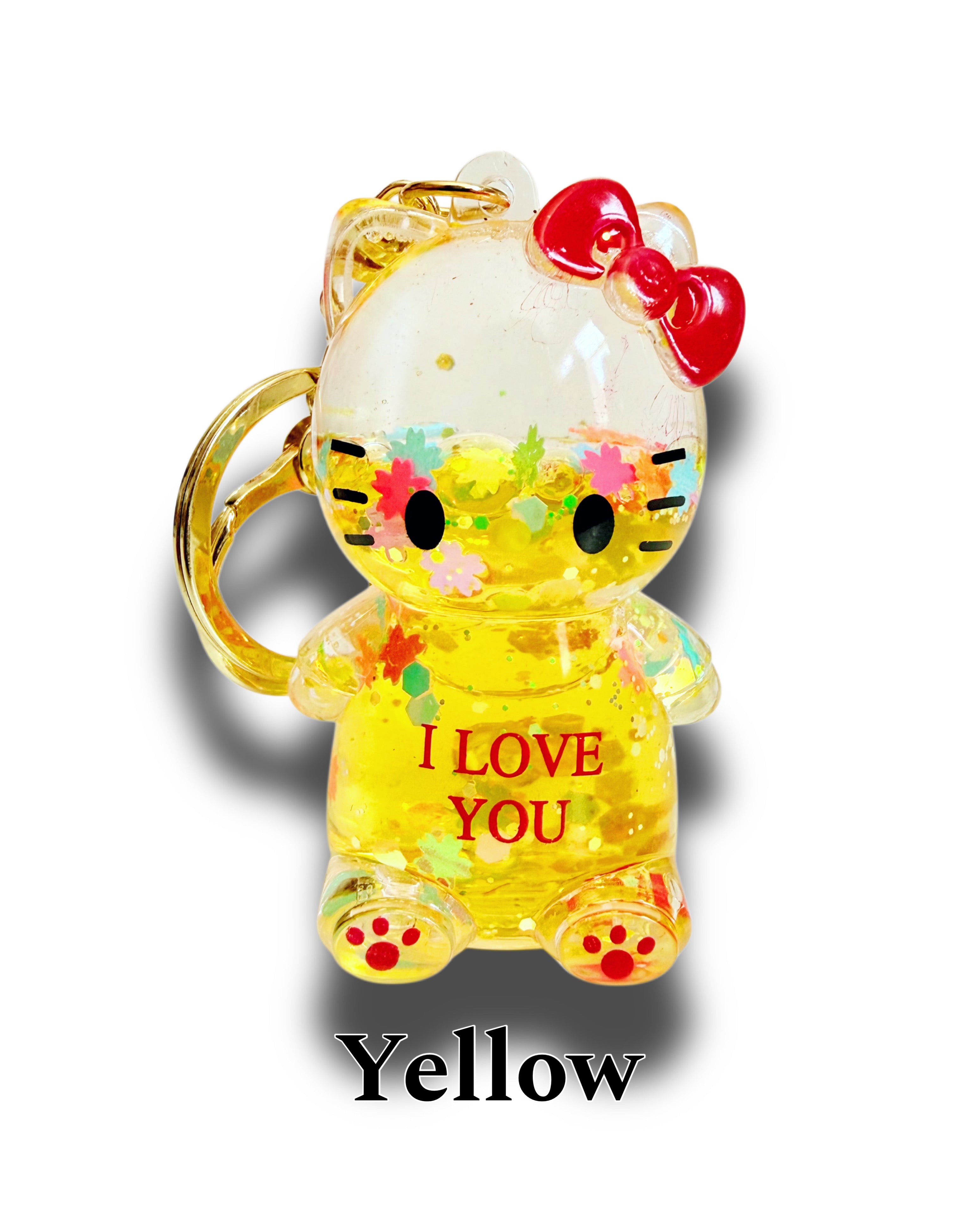 Cat water Keychain