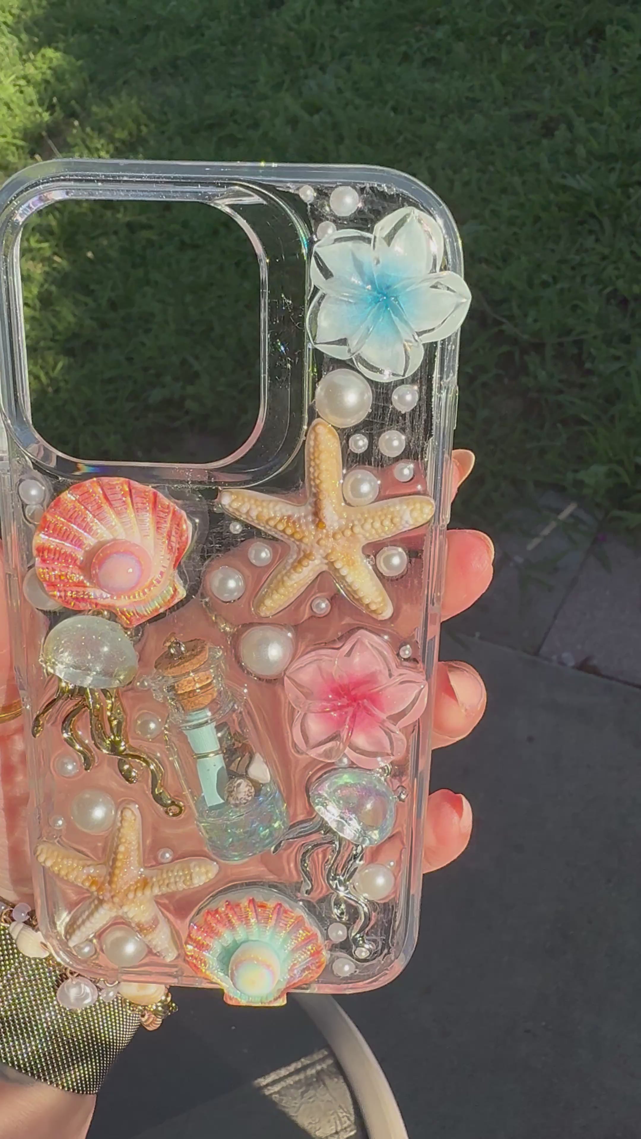 iPhone Seashell Summer Case iPhone 16 Pro and iPhone 17 Pro/ 17 Pro Max