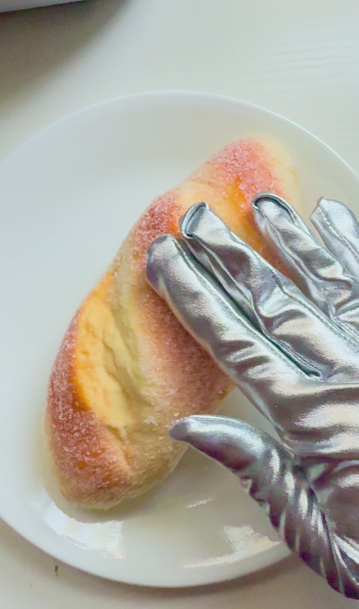Bread Bun Squishy Scented with Coconut flakes realistic bread Squishy