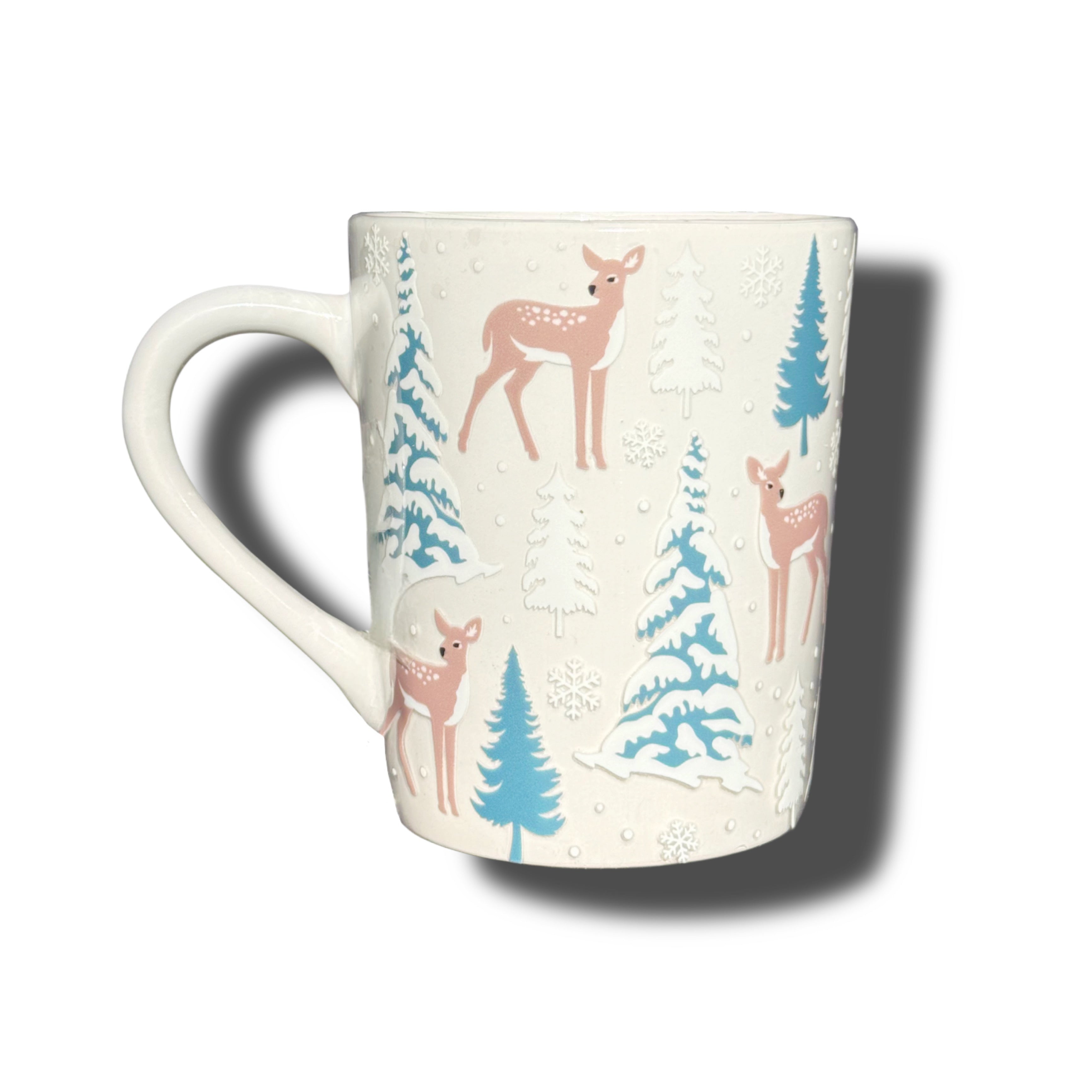 Christmas Trees and Deer Mug 15oz